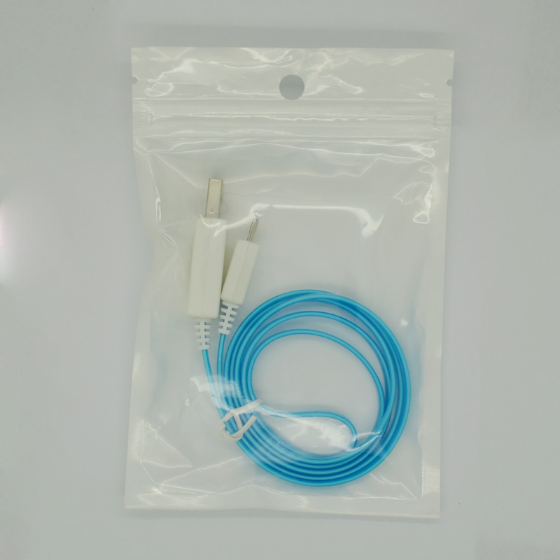 New light-emitting cable for samsung-micro 1m blue